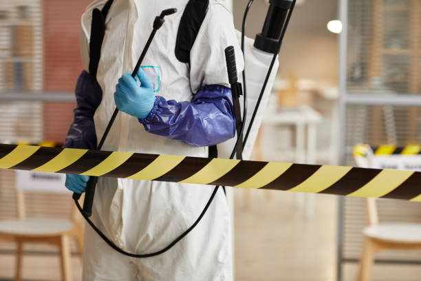 Professional Infectious Disease Decontamination technician working in Ledyard, CT